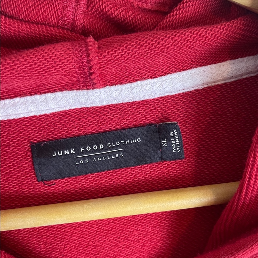 Junk Food X NFL Sideline Stripe fleece 49ers hoodie XL - Picture 5 of 8